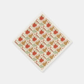 秋りんご梨素朴紙ナプキンス スタンダードカクテルナプキン (角)