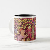 秋をの描写するキャリッジクッションカバー ツートーンマグカップ (正面左)