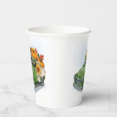 秋をグリーントラックで収穫 紙コップ (右)