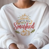 秋をテーマにしたカボチャを打ち砕こう スウェットシャツ