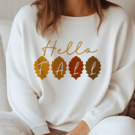 秋をテーマにしたハロー紅葉 スウェットシャツ