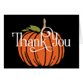 秋をテーマにしたビッグオレンジカボチャをありがとう (正面横)