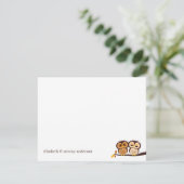 秋をテーマにしたフクロウ結婚ズの感謝 (スタンド正面)