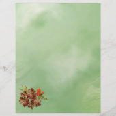 秋をテーマにしたフローラ額文房具 (裏面)