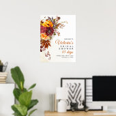 秋をテーマにしたブライダルシャワーポスター ポスター (ホームオフィス)