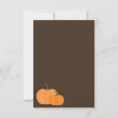 秋をテーマにしたベビーウィッシュカード|恋の秋 案内状 (裏面)