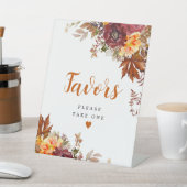 秋をテーマにしたペデスタル・サイン 台座サイン (インサイチュ)