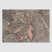 秋をテーマにしたメープルリーフヴィンテージセピア秋 薄葉紙 (正面)