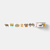 秋をテーマにしたリボンのアート サテンリボン (正面)