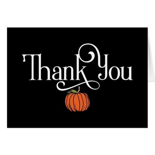 秋をテーマにした小さなオレンジ色のカボチャをありがとう (正面横)