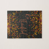 秋をテーマにした感謝祭 ジグソーパズル (横)