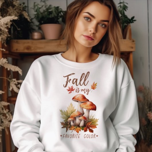 秋をテーマにした秋は私のお気に入りの色 スウェットシャツ