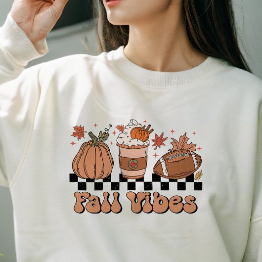 秋をテーマにした秋ビーベスカンプキンサッカー&コーヒー スウェットシャツ