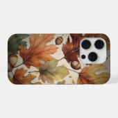 秋をテーマにした葉 iPhoneケース (裏面横)