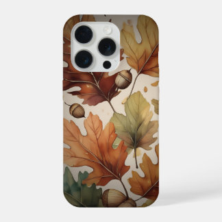 秋をテーマにした葉 iPhone 15 PROケース