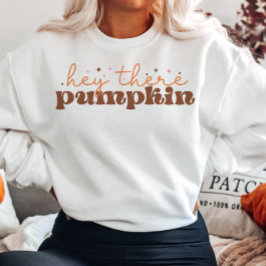 秋をテーマにしたHEY THERE PUMPKIN スウェットシャツ