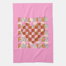 秋をテーマ市松模様ににしたハート | 秋ビーブピンク