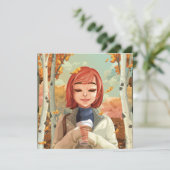 秋をテーマ シーズンカード (スタンド正面)