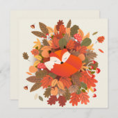 秋をテーマ シーズンカード (正面/裏面)