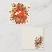 秋をテーマ ノートカード (正面/裏面)