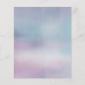 秋を告げるピンク色のカボチャの性別 チラシ (裏面)