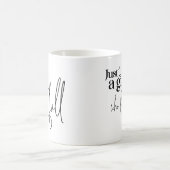 . .秋を愛する少女 コーヒーマグカップ (中央)