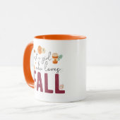 . .秋を愛する少女 マグカップ (正面左)