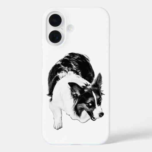 秋を警戒する子犬 Case-Mate iPhoneケース (裏面)