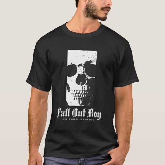 秋アウトスカル四角形 Tシャツ (正面)