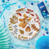 秋アコーン及びキノコ紙プレート ペーパープレート (パーティー)