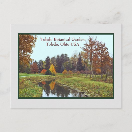 「秋アットトレド植物園」はがき ポストカード (正面)