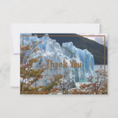 秋アットPerito Moreno Glacier，アルゼンチン サンキューカード (正面)