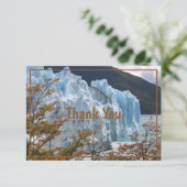 秋アットPerito Moreno Glacier，アルゼンチン サンキューカード (スタンド正面)