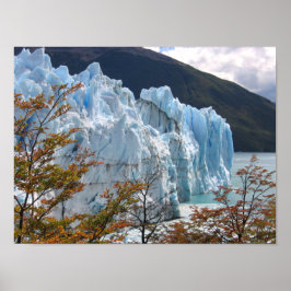 秋アットPerito Moreno Glacier，アルゼンチン ポスター