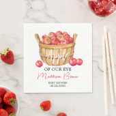 秋アップルバスケット赤ちゃんシャワー スタンダードランチョンナプキン (インサイチュ)