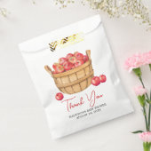 秋アップルバスケット赤ちゃんシャワー フェイバーバッグ (封をした状態)