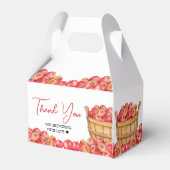 秋アップルバスケット赤ちゃんシャワー フェイバーボックス (裏面サイド)