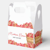 秋アップルバスケット赤ちゃんシャワー フェイバーボックス (オープン)