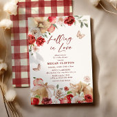 秋アップル&パンプキンフローラベビーシャワー 招待状