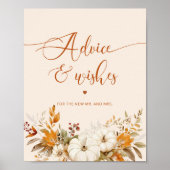 秋アドバイスと新婚への願い ポスター (正面)