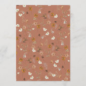 秋アドバイスのための花嫁 |ブライダルシャワーカード アドバイスカード (裏面)