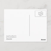 秋アルパカはがき ポストカード (裏面)