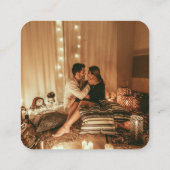 秋アーストンテラコッタ結婚のエンクロージャカード エンクロージャーカード (裏面)