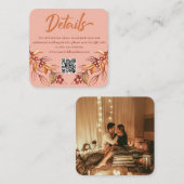 秋アーストンテラコッタ結婚のエンクロージャカード エンクロージャーカード (正面/裏面)