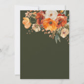 秋アーストンフローラ感謝夕食 招待状 (裏面)