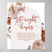 秋アーチカボチャ深夜おむつゲームポスター ポスター (正面)