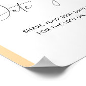 秋アーチ日付ナイトアイディア。日付jarブライダルゲーム ポスター (角)