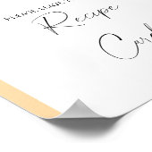 秋アーチ – あなたのレシピカード ポスター (角)