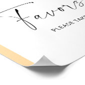 秋アーチ – ブライダルの好意を取る ポスター (角)