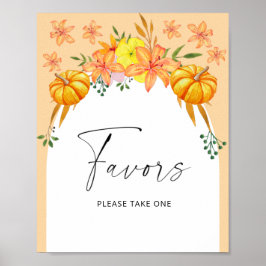 秋アーチ – ブライダルの好意を取る ポスター